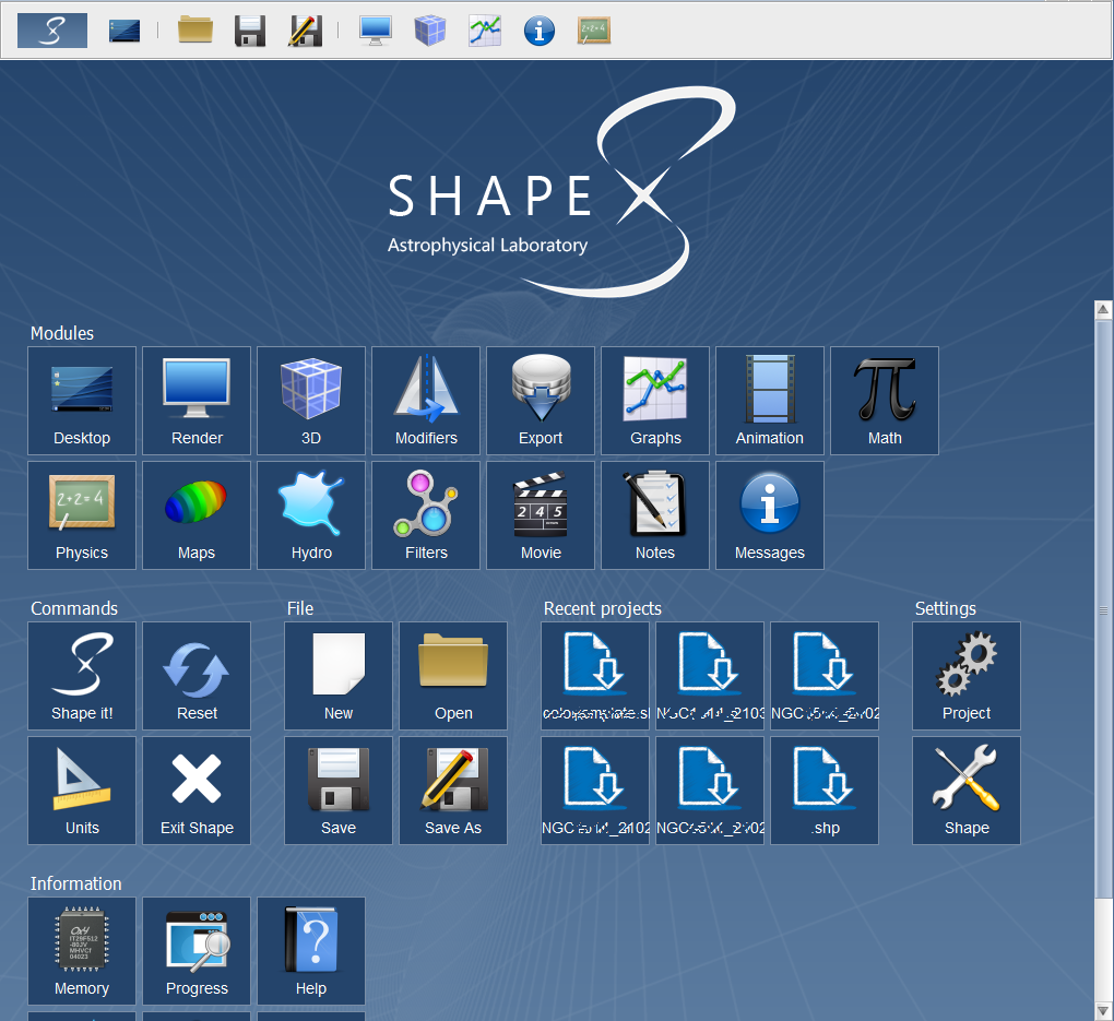 New ShapeX software release